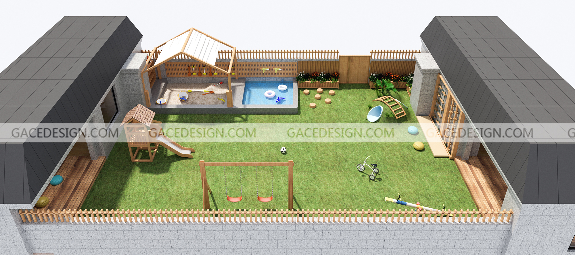 幼兒園戶外設(shè)計(jì)要怎么布局？